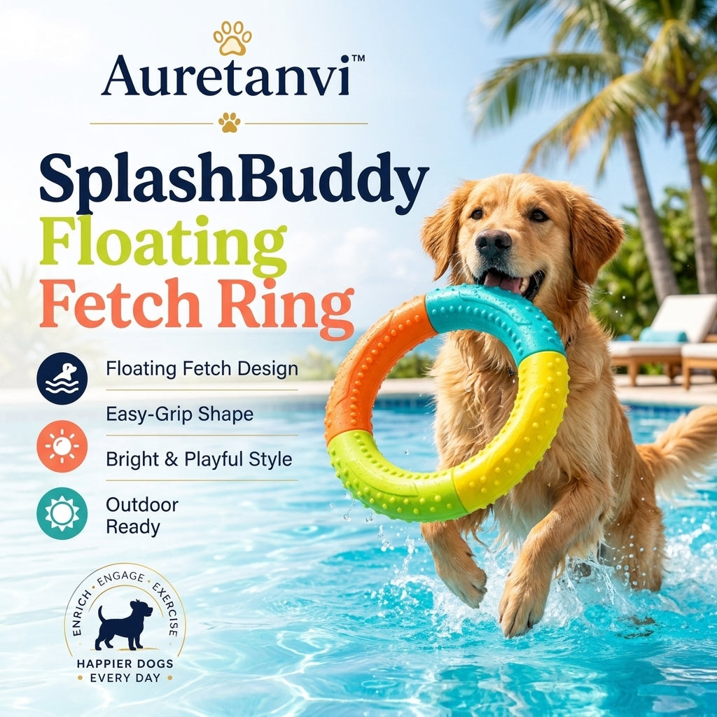 Auretanvi™ SplashBuddy Floating Fetch Ring