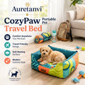 Auretanvi™ CozyPaw Portable Pet Travel Bed