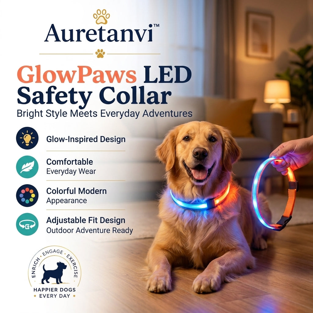 Auretanvi™ GlowPaws LED Safety Collar