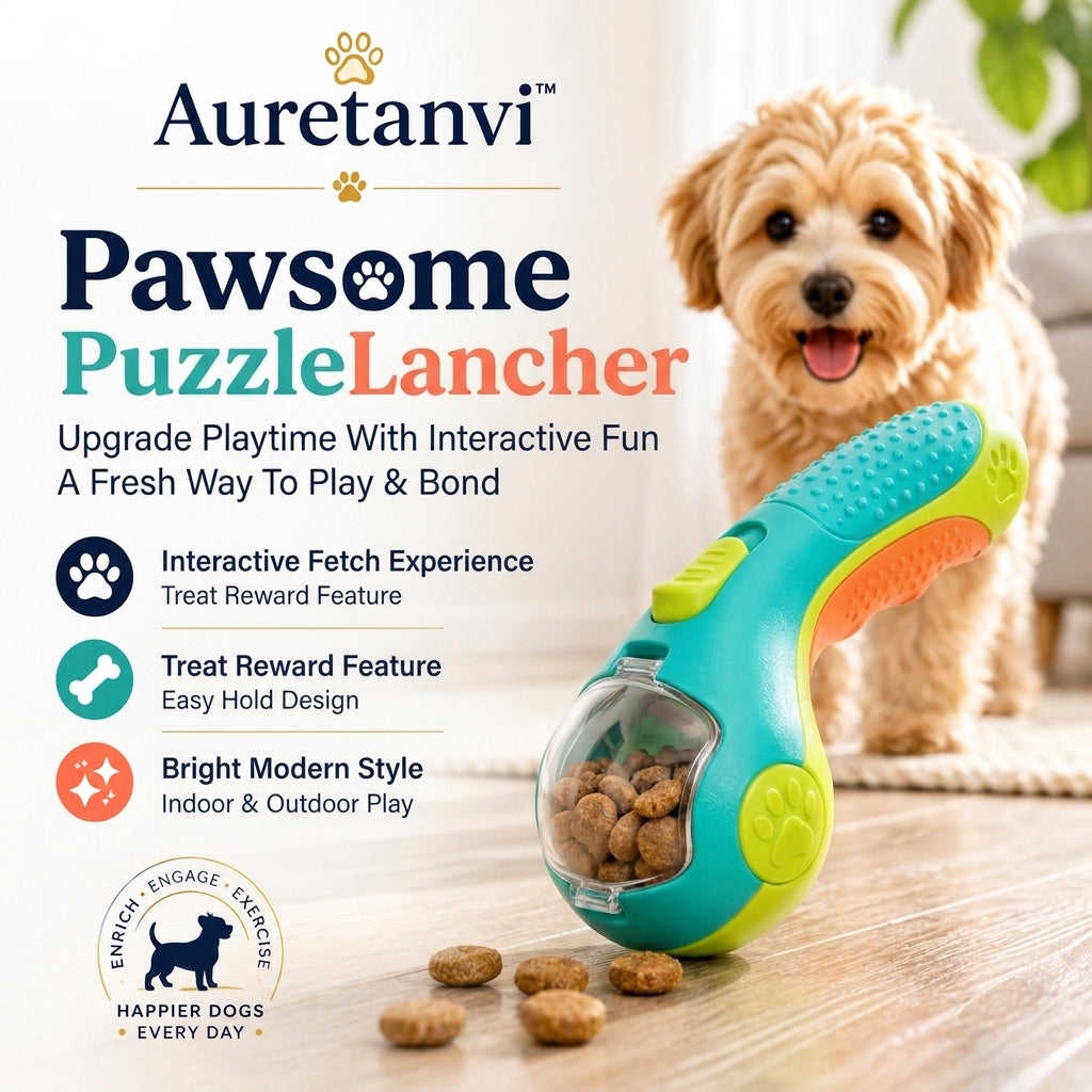 Auretanvi™ FetchFusion Treat Launcher